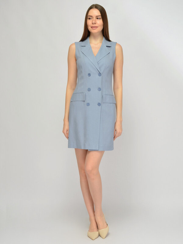 VISERDI Платье 588721 10009-джс 4561540 джинсовый