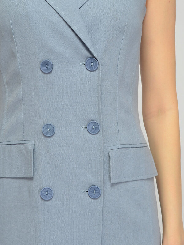 VISERDI Платье 588721 10009-джс 4561540 джинсовый