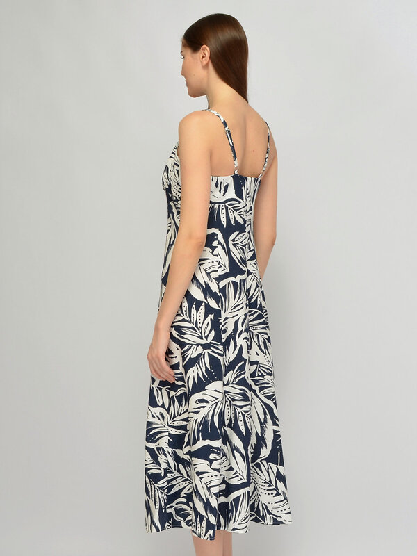 VISERDI Платье 588723 10467-сбц 4561535 бело-синий