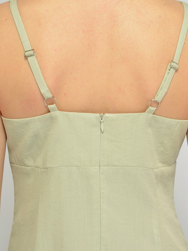 VISERDI Платье 588724 10467-сжт 4561535 оливковый