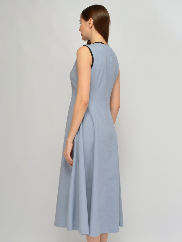 VISERDI Платье 588726 10468-джс 4561675 Джинсовый,черный