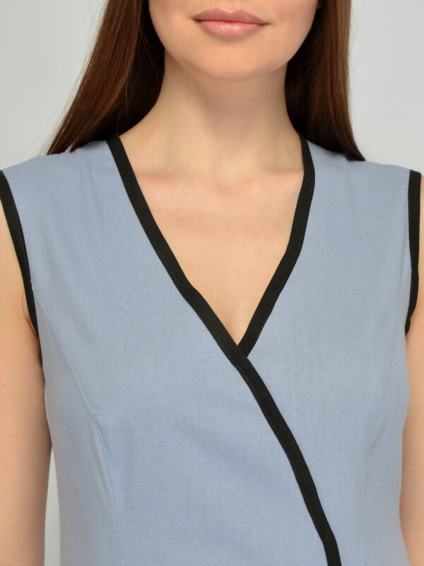 VISERDI Платье 588726 10468-джс 4561675 Джинсовый,черный