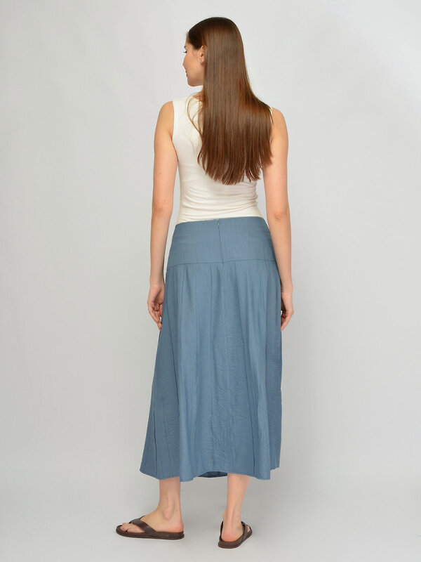 VISERDI Юбка 588727 10472-джс 9561005 джинсовый