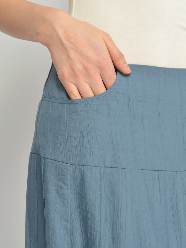 VISERDI Юбка 588727 10472-джс 9561005 джинсовый