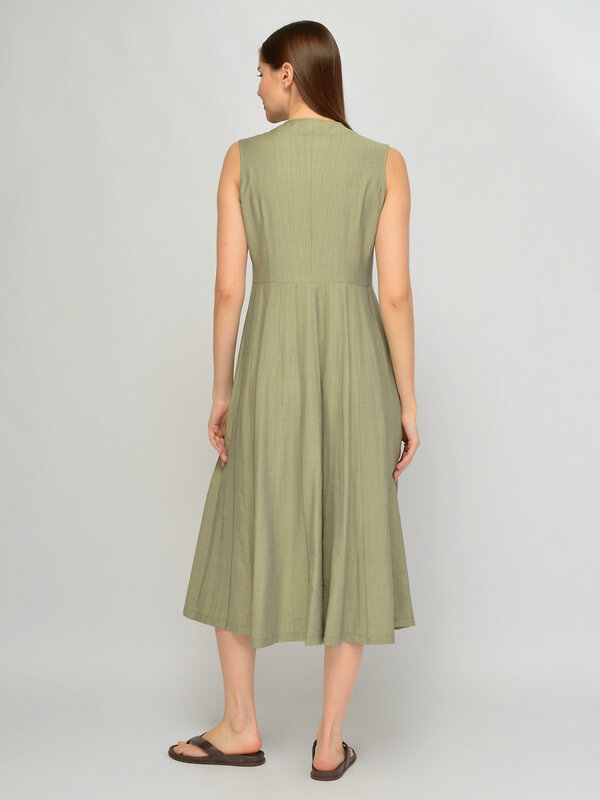 VISERDI Платье 588730 10473-олв 4561110 оливковый