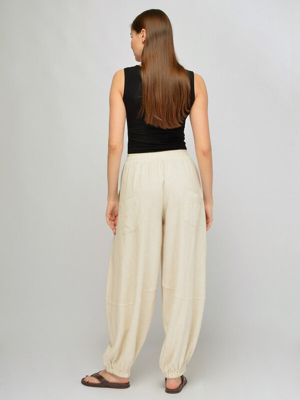 VISERDI Брюки 588734 10475-нат 8561150 бежевый