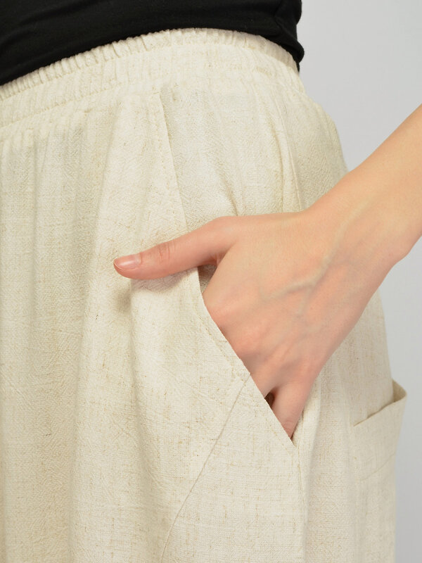 VISERDI Брюки 588734 10475-нат 8561150 бежевый