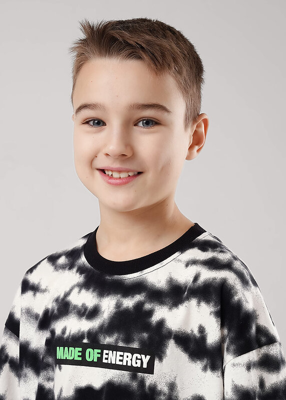 CLEVER Футболка 588743 867363/14кдн_п чёрный/молочный