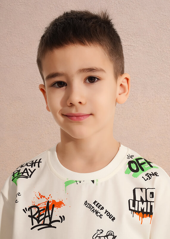 CLEVER Футболка 588771 867383/14кд_п молочный