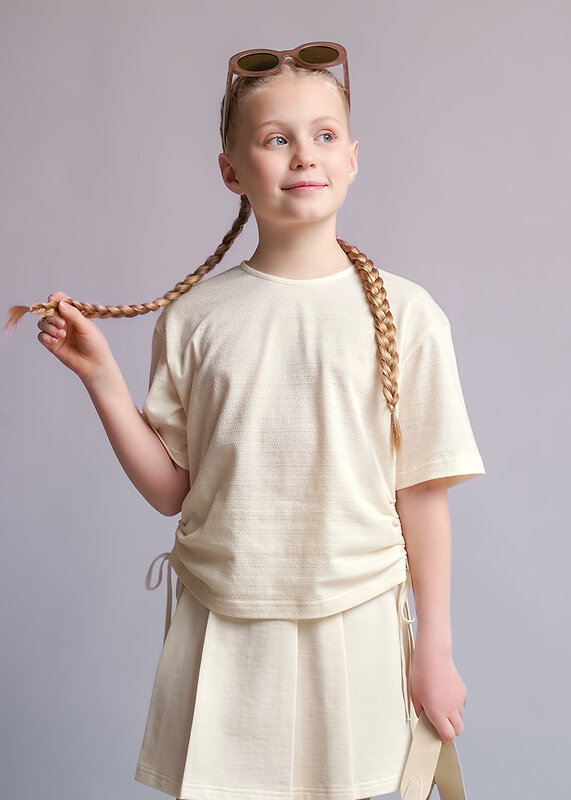 CLEVER Футболка 588773 867395/15кж молочный