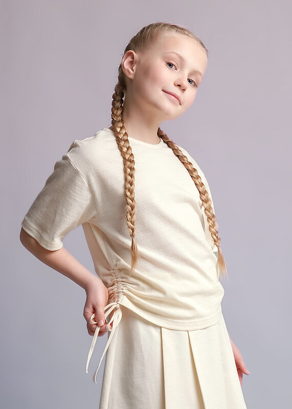 CLEVER Футболка 588773 867395/15кж молочный