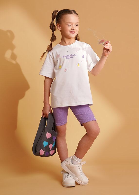 CLEVER Бриджи 588796 867408/15шн фиолетовый/св.фиолетовый