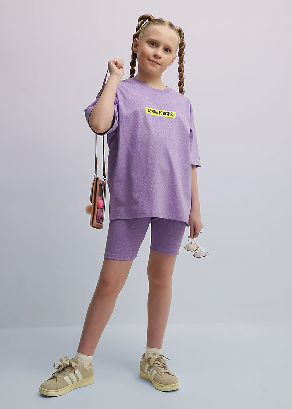 CLEVER Бриджи 588797 867406/15шн фиолетовый/св.фиолетовый