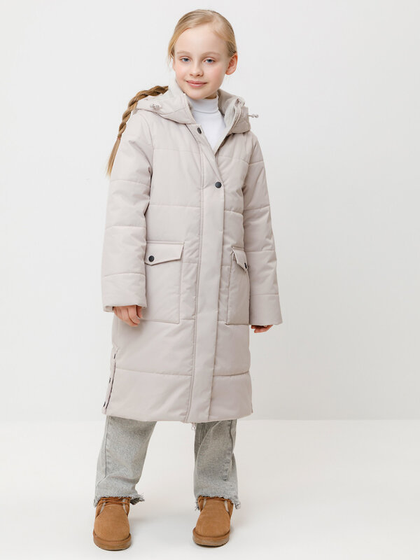 CROCKID Пальто 588799 ВК 38128/2 УЗГ серый