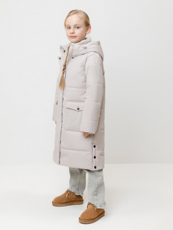 CROCKID Пальто 588799 ВК 38128/2 УЗГ серый