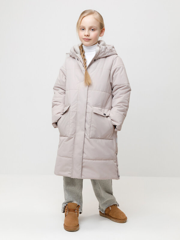 CROCKID Пальто 588799 ВК 38128/2 УЗГ серый