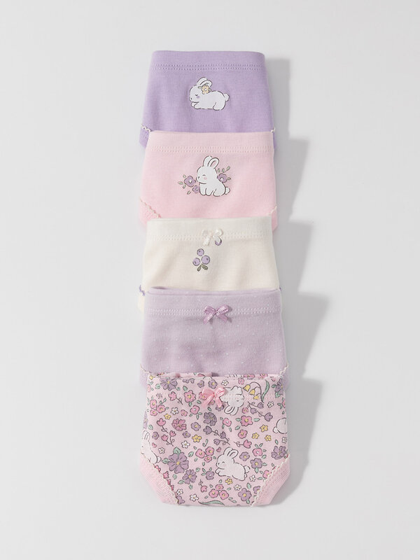 CROCKID Трусы 588804 МП 1978-5уп фиолетовый