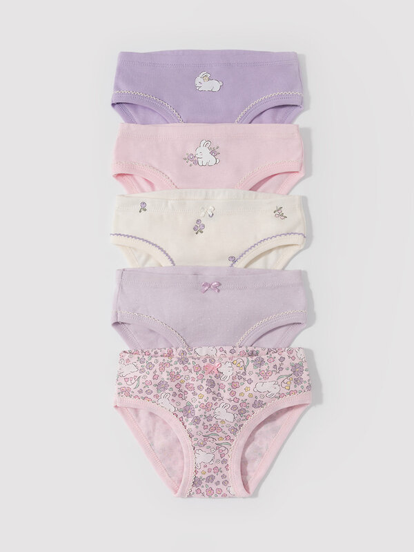 CROCKID Трусы 588804 МП 1978-5уп фиолетовый