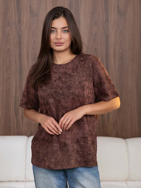 Текс-плюс Футболка 588834 00-00246526 Коричневый