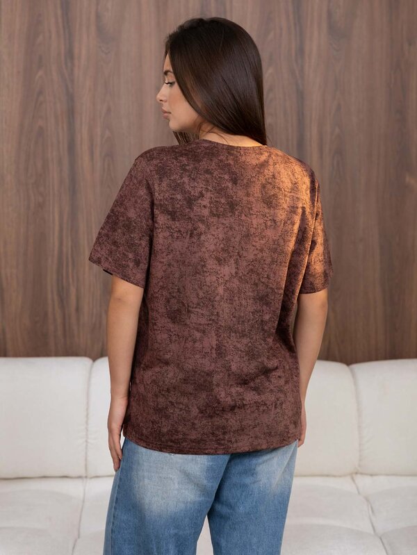 Текс-плюс Футболка 588834 00-00246526 Коричневый