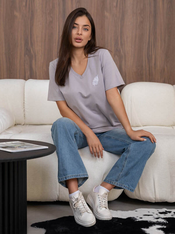 Текс-плюс Футболка 588835 00-00247286 Серый