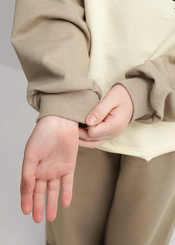 CLEVER Джемпер 588841 867402/15ан_п св.коричневый/кофейный