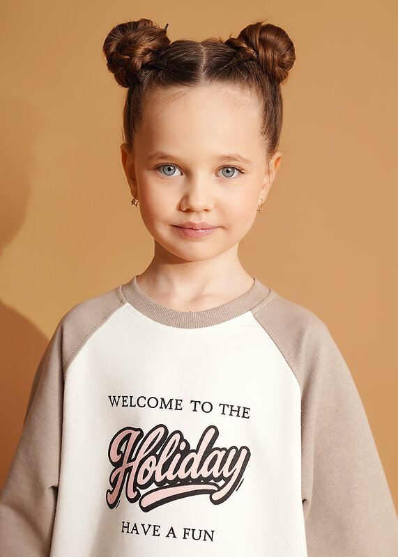 CLEVER Джемпер 588842 867401/15ан_п св.коричневый/кофейный