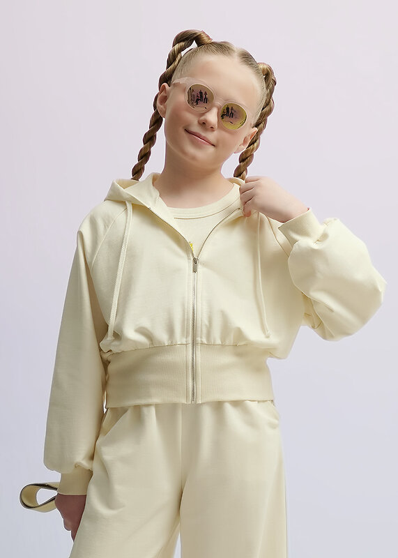 CLEVER Куртка 588843 867389/15а молочный