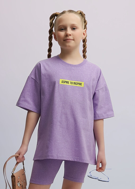 CLEVER Футболка 588852 867412/15кдн_п фиолетовый/св.фиолетовый