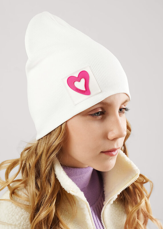 CLEVER Шапка 588874 566607ш молочный