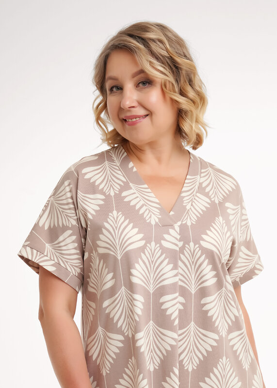 CLEVER Платье 588890 LDR26-1228 т.бежевый/св.бежевый