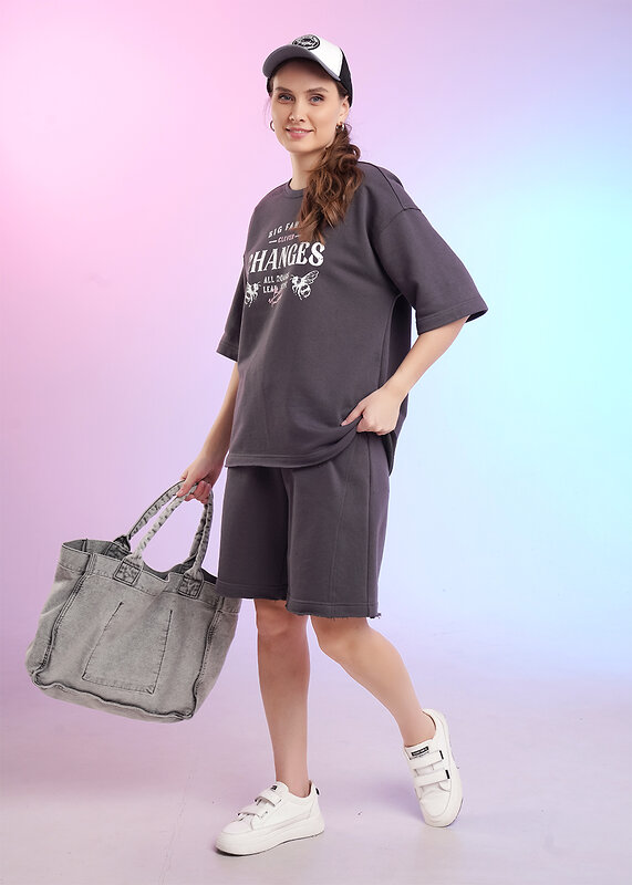 CLEVER Шорты 588903 LSH26-1229/1 т.серый