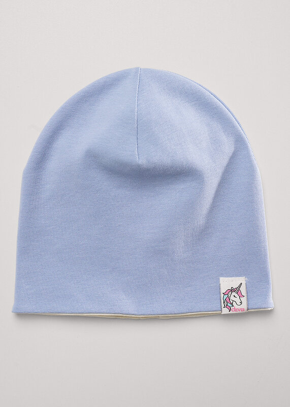 CLEVER Шапка 588914 567374рп молочный/св.сиреневый