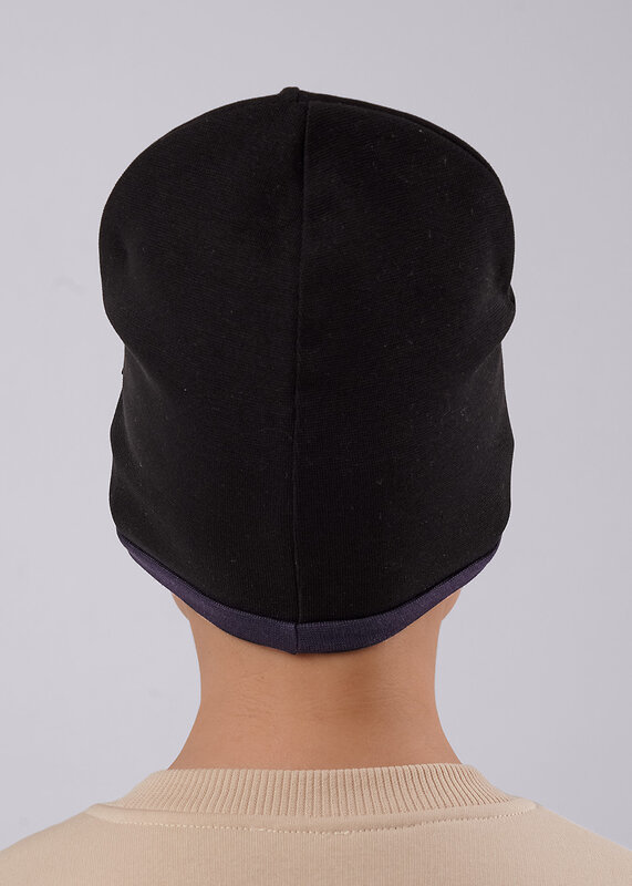 CLEVER Шапка 588924 565712/1р т.синий/чёрный