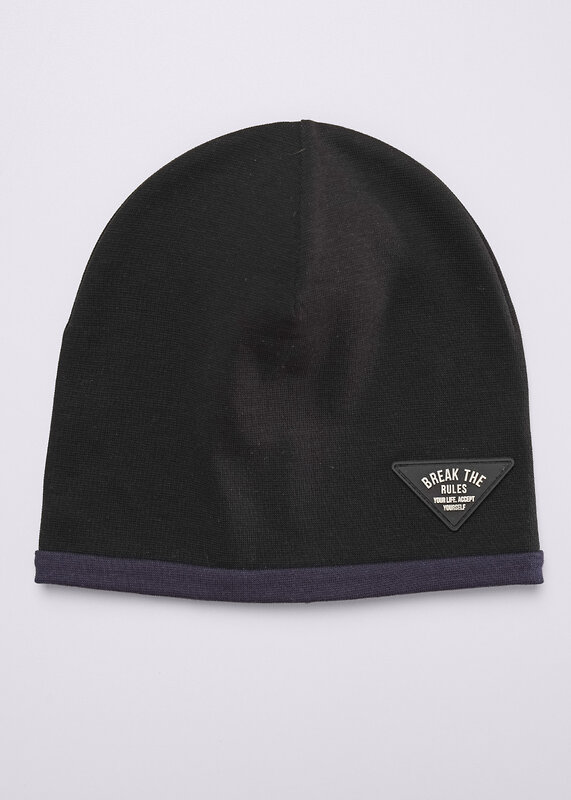 CLEVER Шапка 588924 565712/1р т.синий/чёрный