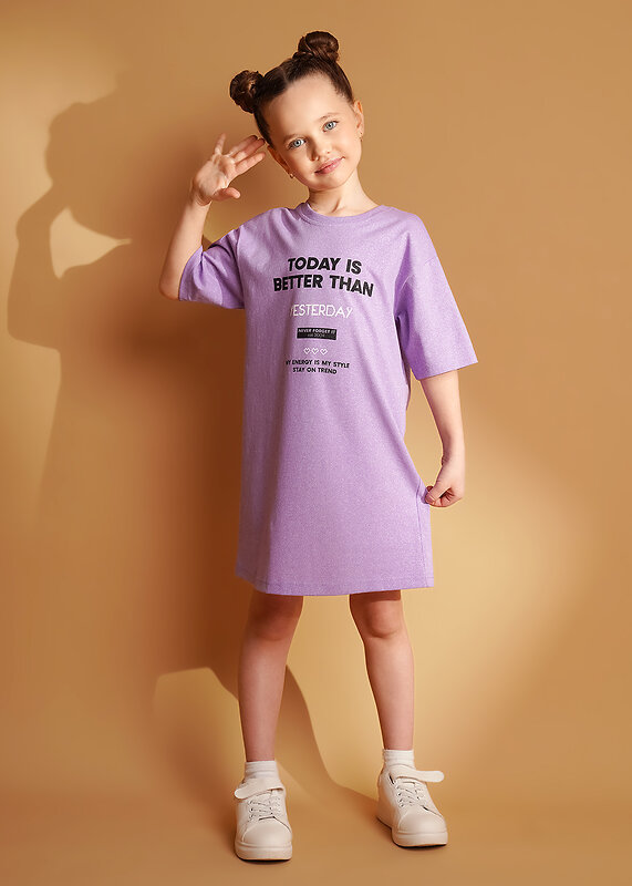 CLEVER Платье 588926 867417/15кдн_п фиолетовый/св.фиолетовый