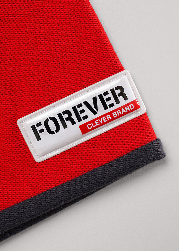 CLEVER Шапка 588929 565712р т.серый/красный