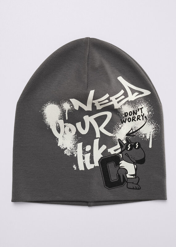 CLEVER Шапка 588933 566026/2рп т.серый