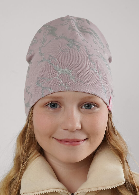 CLEVER Шапка 588940 566095/2рп св.розовый