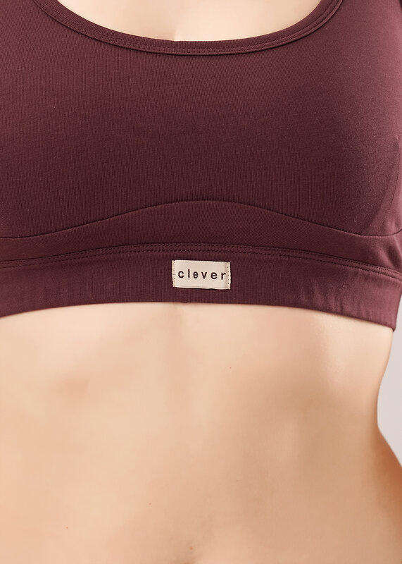 CLEVER Майка 588968 LT15-1206 т.коричневый