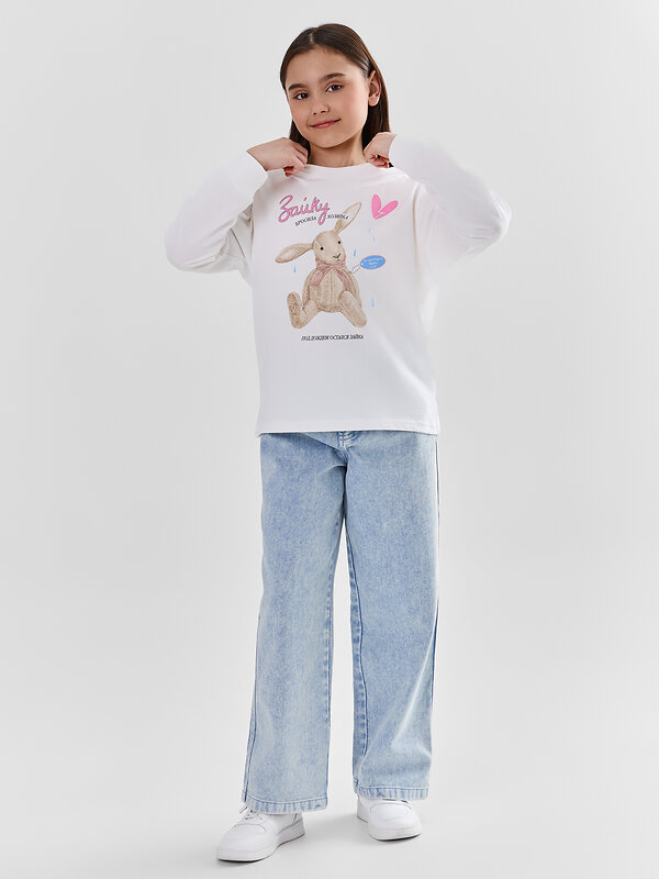 MARK FORMELLE Лонгслив 589026 127908/1 белый +печать