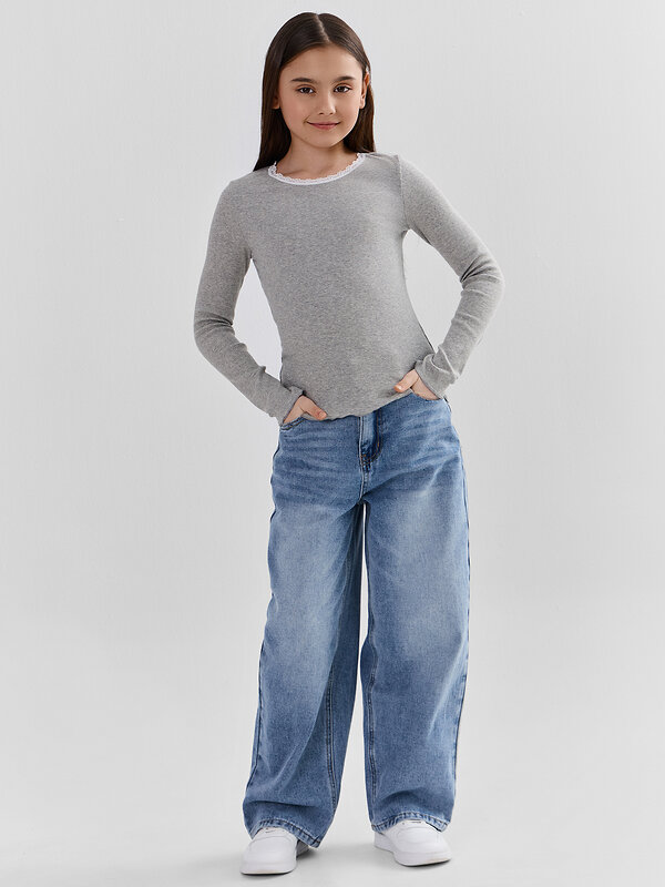 MARK FORMELLE Лонгслив 589027 127988 серый меланж