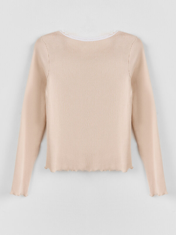 MARK FORMELLE Лонгслив 589028 127988 пудровый