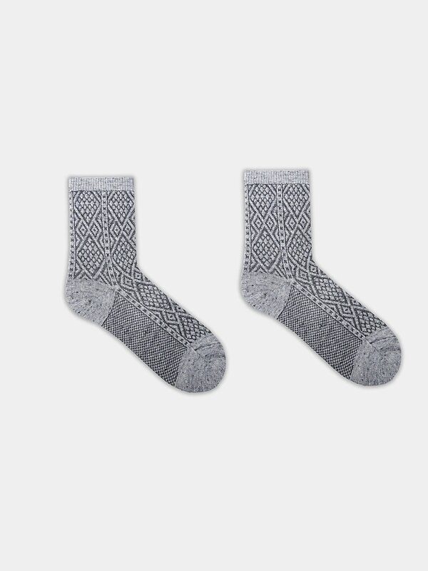 MARK FORMELLE Женские носки 589034 210K-3369 серый меланж