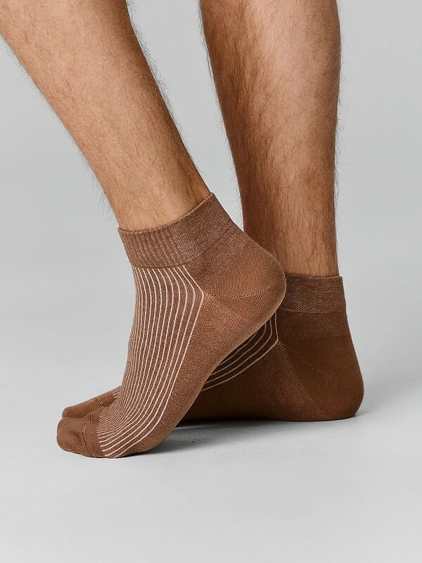 MARK FORMELLE Мужские носки 589049 131A-1587 белый /сер.меланж /карамель/