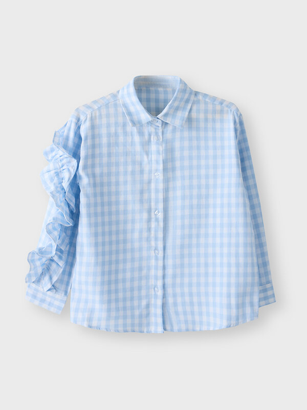 MARK FORMELLE Рубашка 589058 127997 голубая клетка