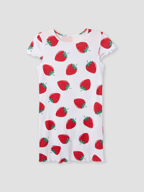 MARK FORMELLE Сорочка 589068 577724 клубнички на белом