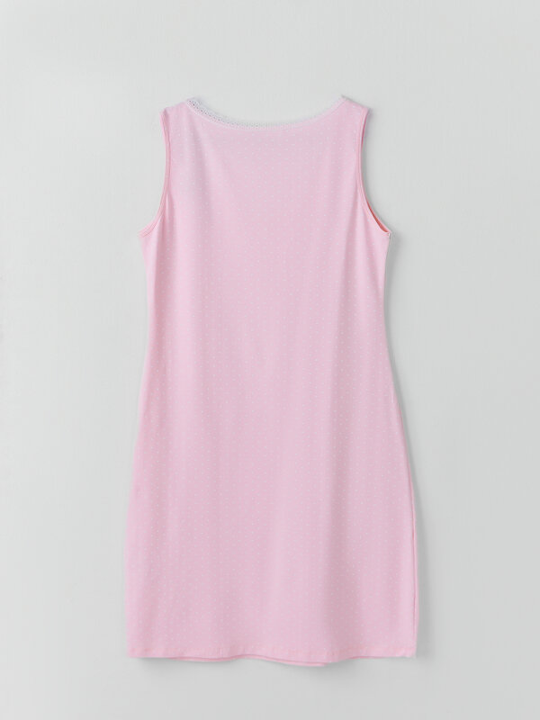 MARK FORMELLE Сорочка 589072 572399 горошек на персиковом