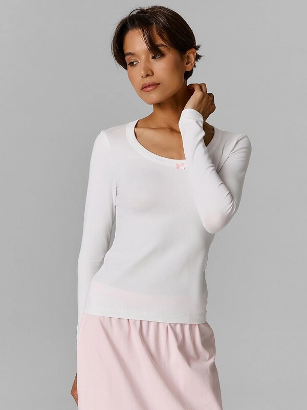 MARK FORMELLE Лонгслив 589130 122846 белый