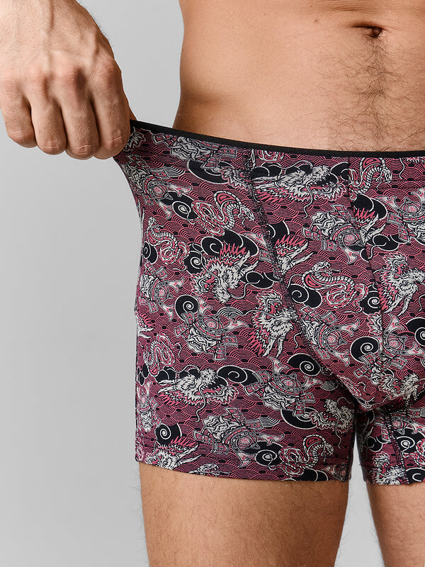 MARK FORMELLE Трусы 589136 411134 японский паттерн на бордовом